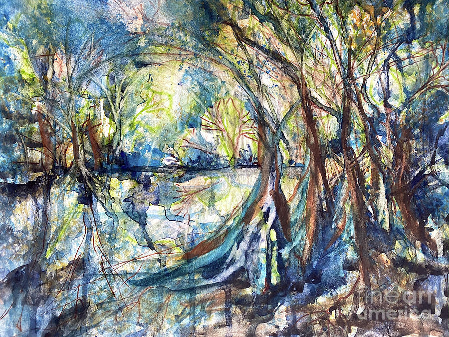 Belle River Painting by Francelle Theriot