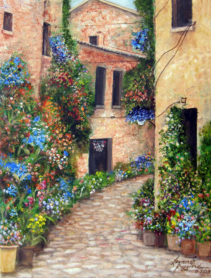 Bello Villagio Painting by Leonardo Ruggieri