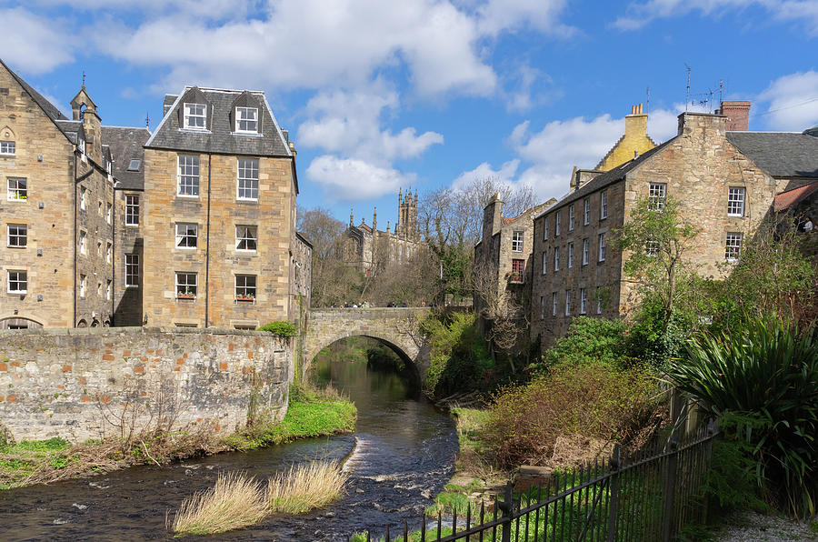 Bells Brae Bridge At Dean Village Photograph By Heather Athey - Fine ...