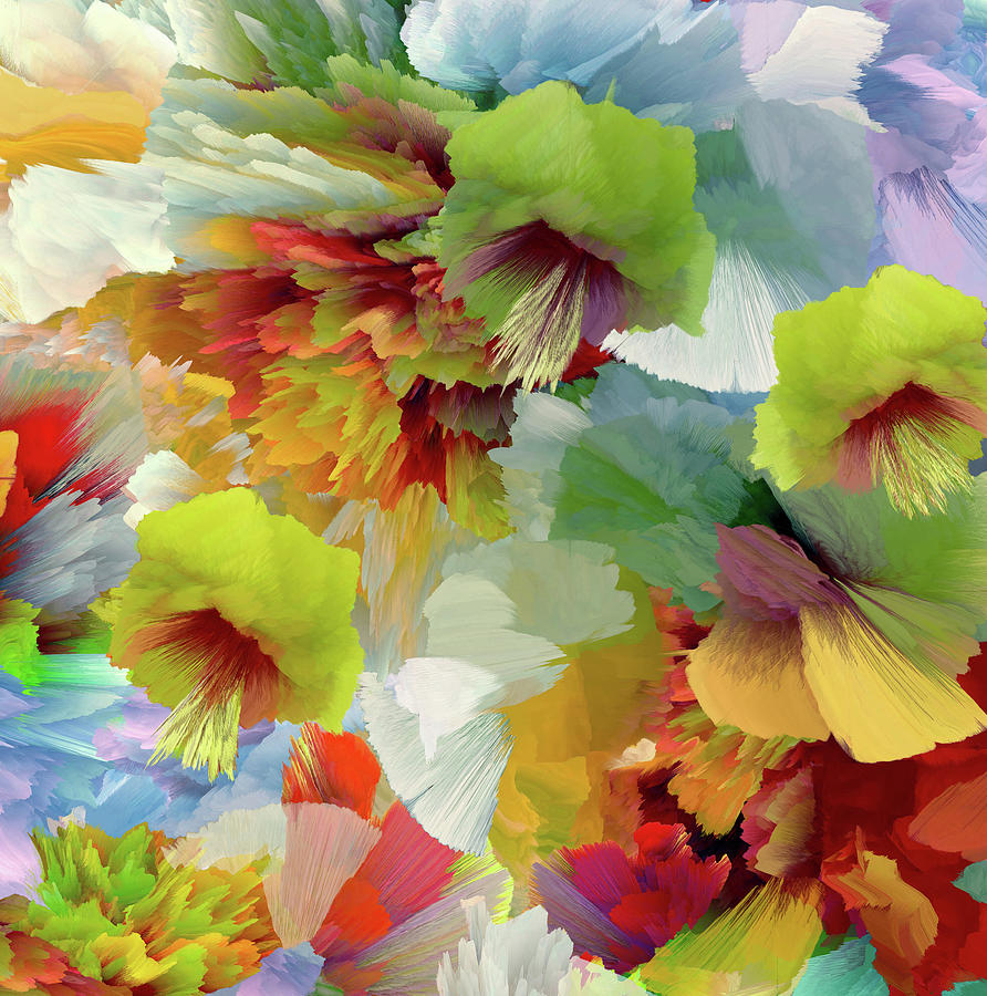 Flower Digital Art - Bells by Grace Iradian