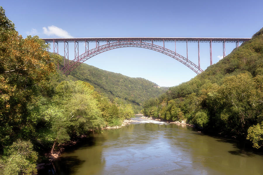 Below the New River Gorge Bridge Photograph by Susan Rissi Tregoning