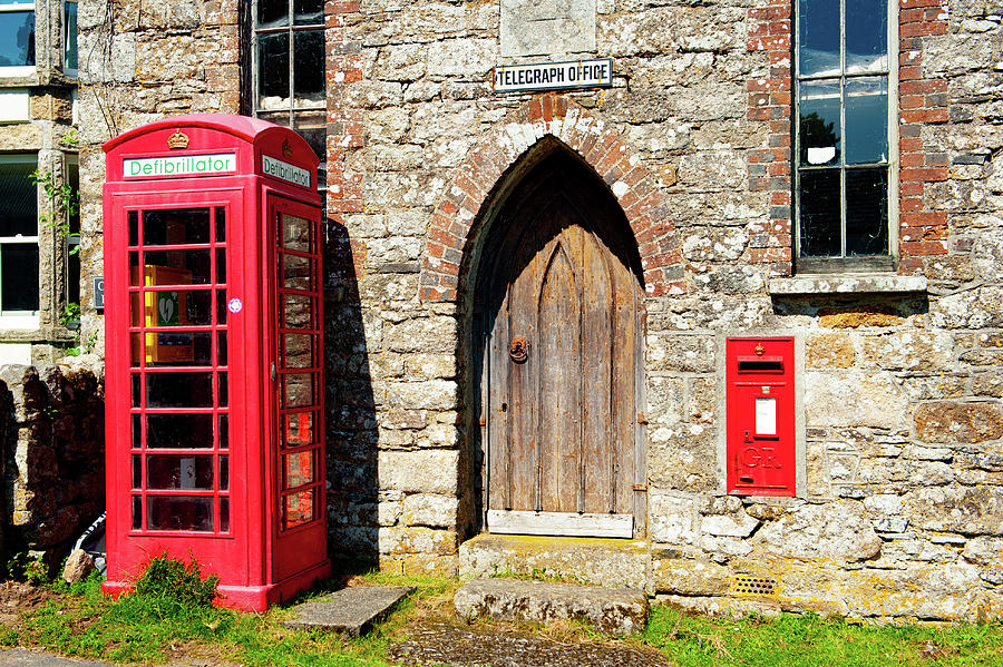 Belstone Red Telephone Box Dartmoor Photograph by Helen Jackson