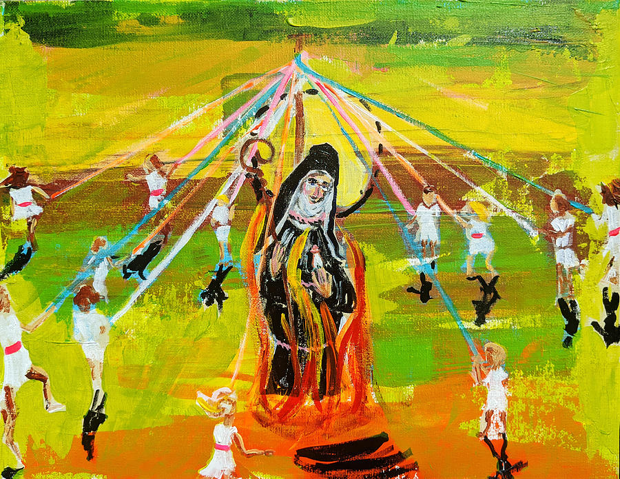 Beltane Painting by Echoing Multiverse