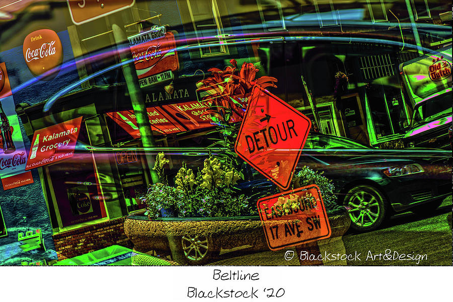Beltline Digital Art by Jerald Blackstock