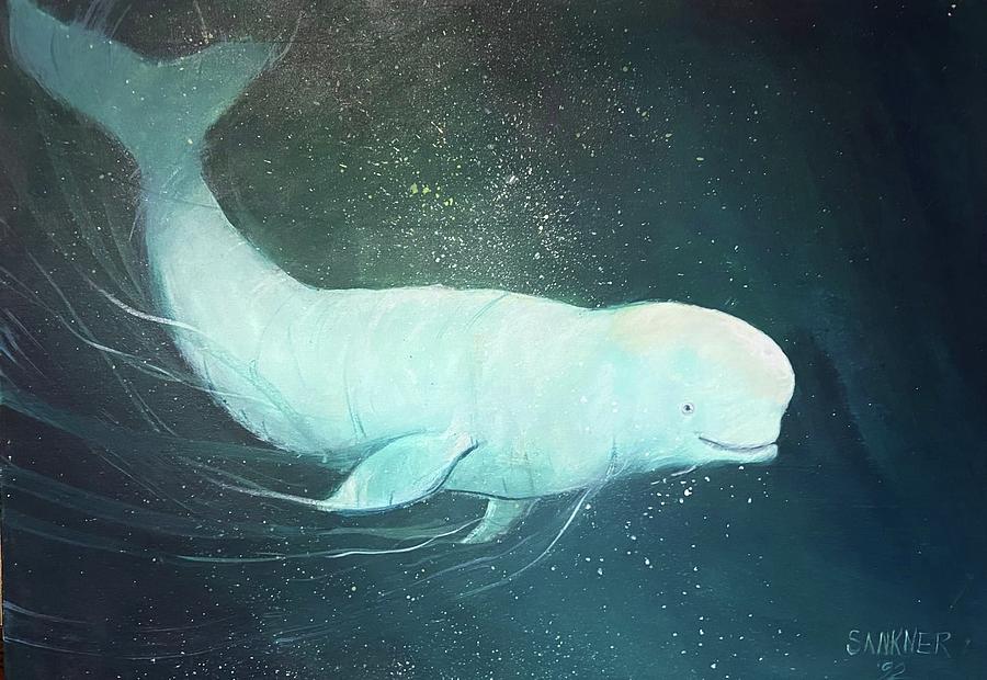 Beluga Painting by Robert Sankner