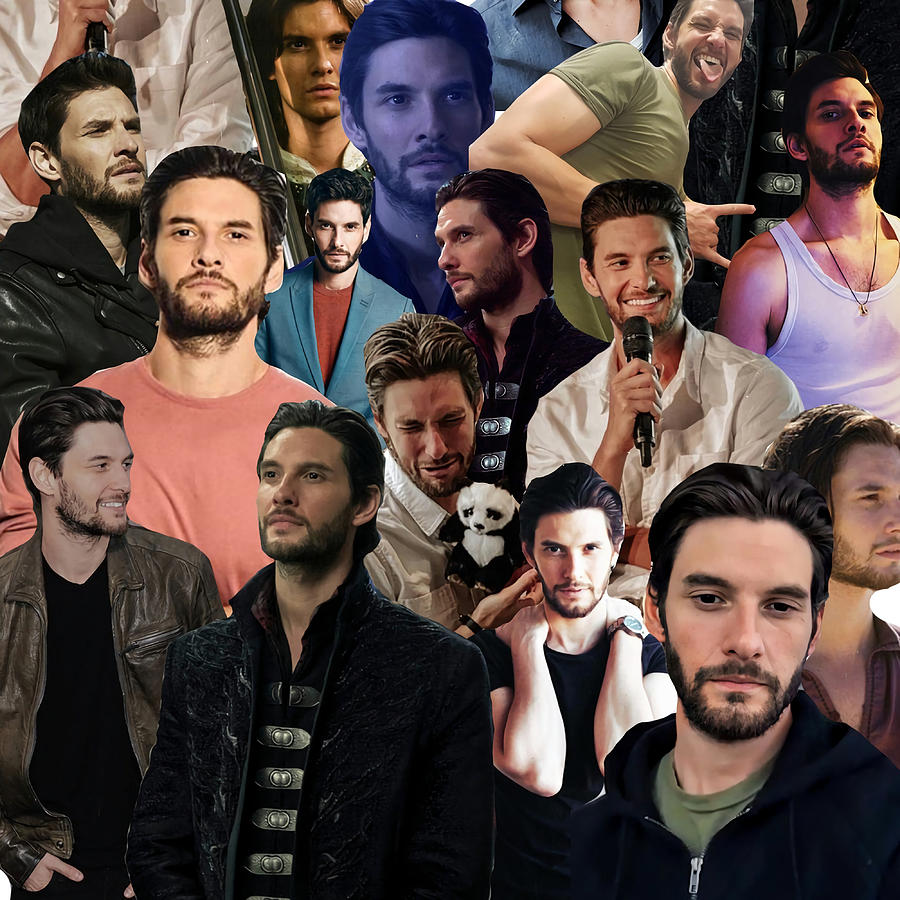 Ben Barnes Collage Poster love Painting by Tina Maisie - Pixels