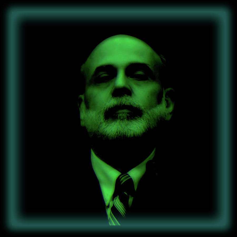 Ben Bernanke Digital Art by Wunderle