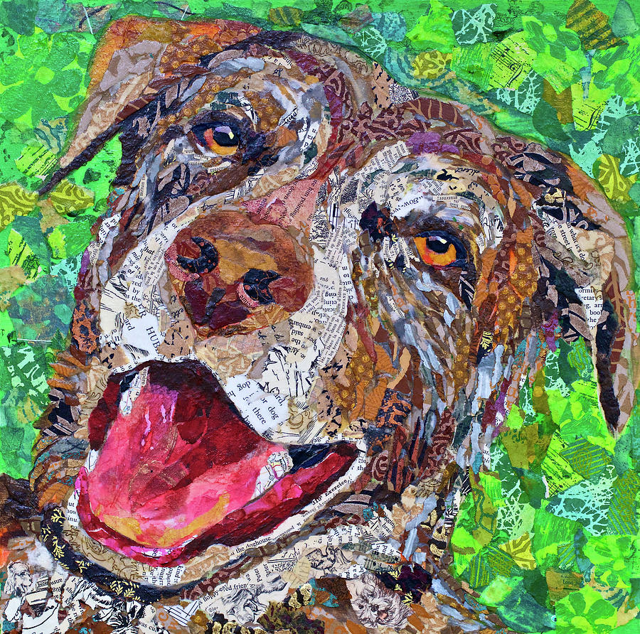 Ben Dog Painting by Elizabeth St Hilaire