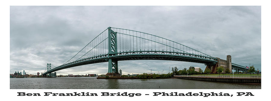 Ben Franklin Bridge Photograph by Kyle Lee