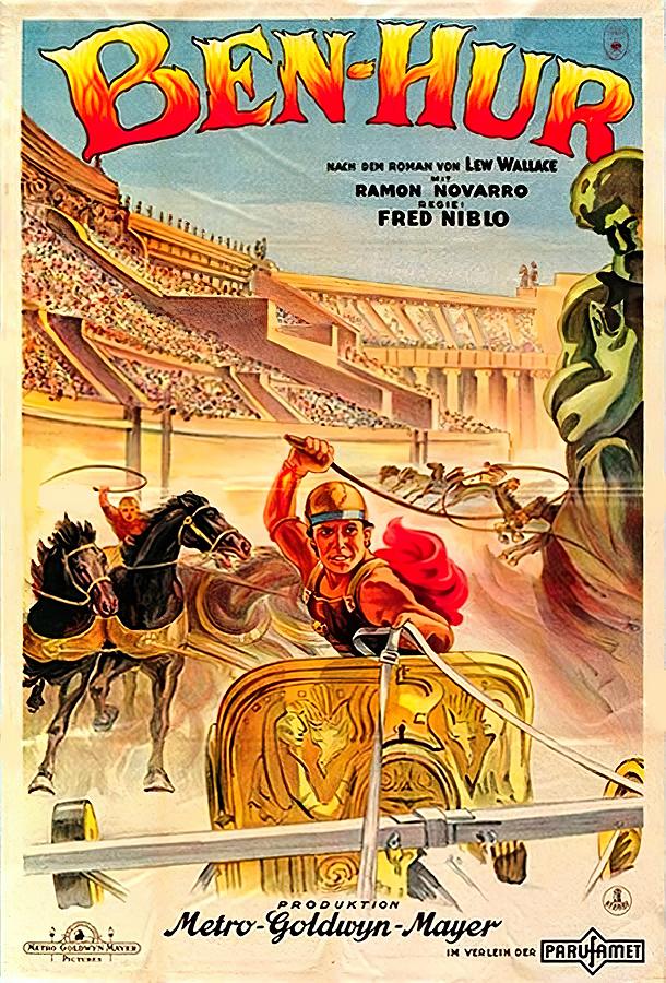 Ben-Hur, 1925 Mixed Media by Movie World Posters