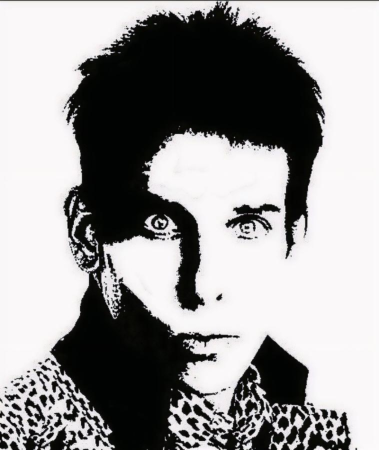 Ben Stiller Vector Digital Art by Bob Smerecki