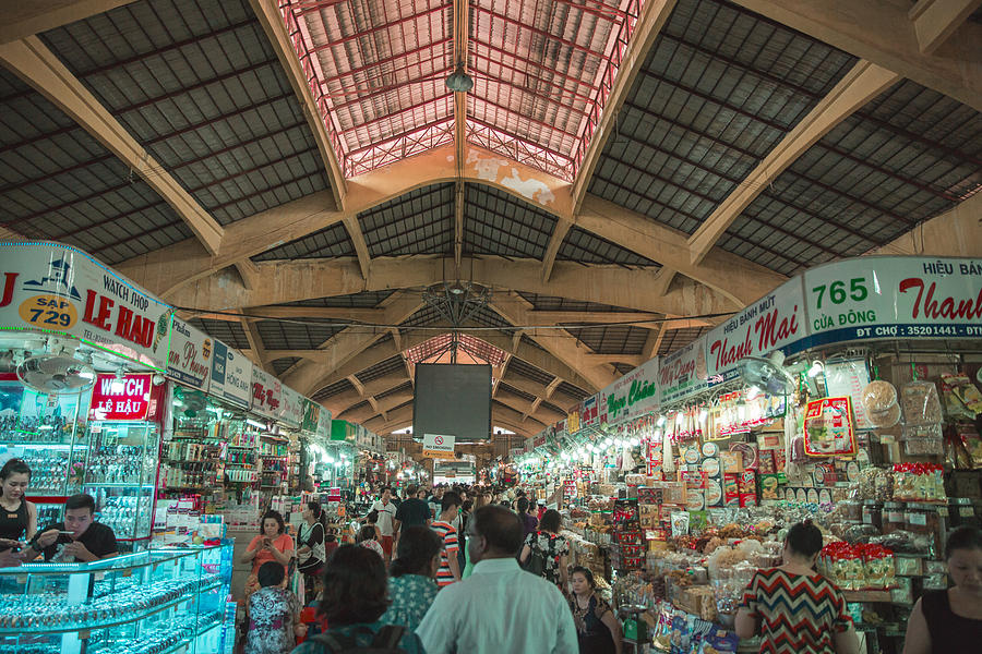 Ben Thanh Market in Ho Chi Minh City, Vietnam. Photograph by Michael Sugrue