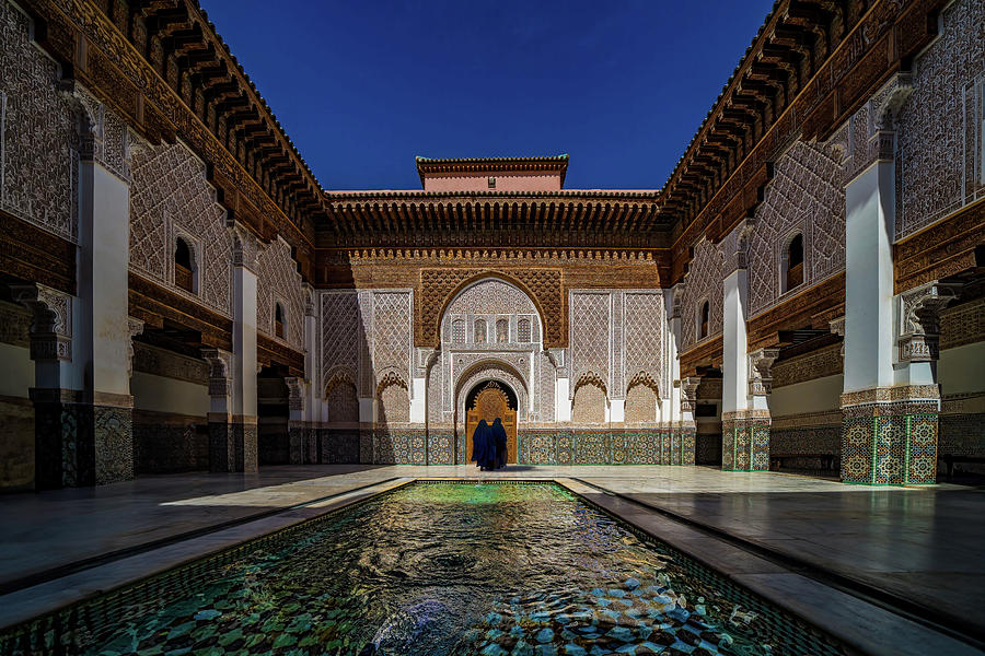 Ben Youssef Madrasa Photograph by Chris Lord