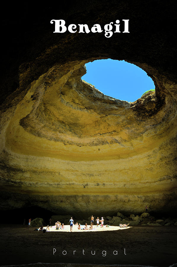 Benagil Cave - Travel Art Algarve Photograph by Angelo DeVal