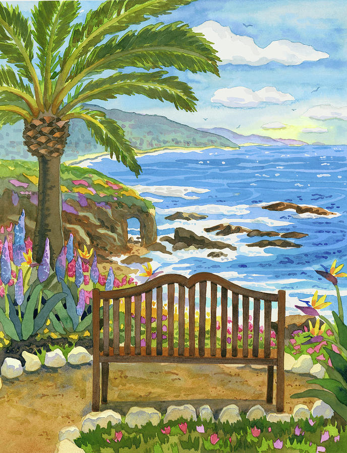 The Montage In Laguna Beach, Laguna Beach Painting, Heisler Park Laguna Beach, Keyhole Laguna Beach Digital Art