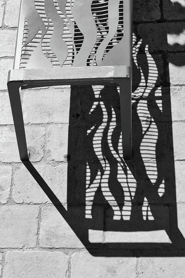 Bench Shadows Photograph