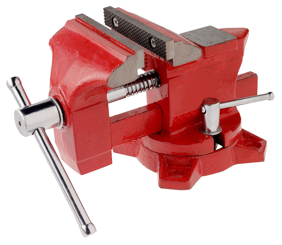 Bench vise Photograph by Brand X Pictures