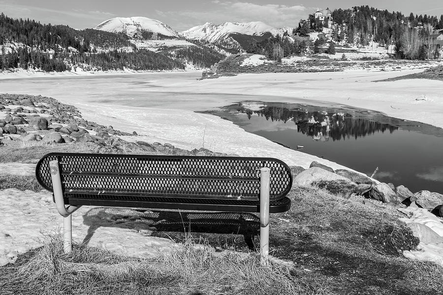 Bench with a view Colorado  Photograph by John McGraw