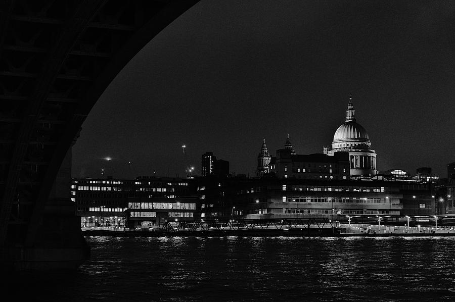 Beneath Blackfriars Bridge in London Photograph by Angelo DeVal