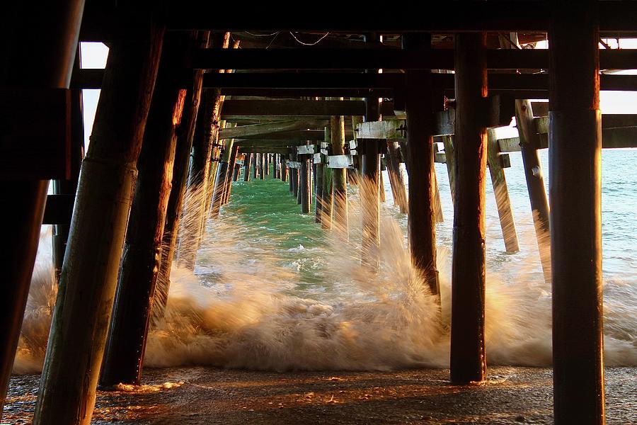 Beneath the Pier Photograph by Brian Eberly