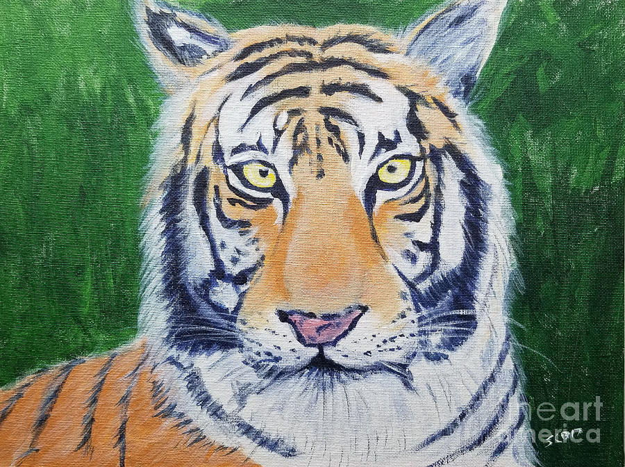 Bengal Tiger Painting by Stacy C Bottoms