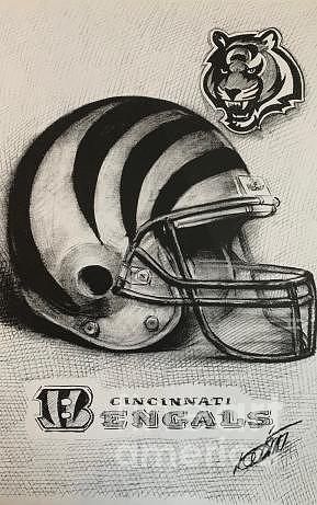 saints helmet drawing