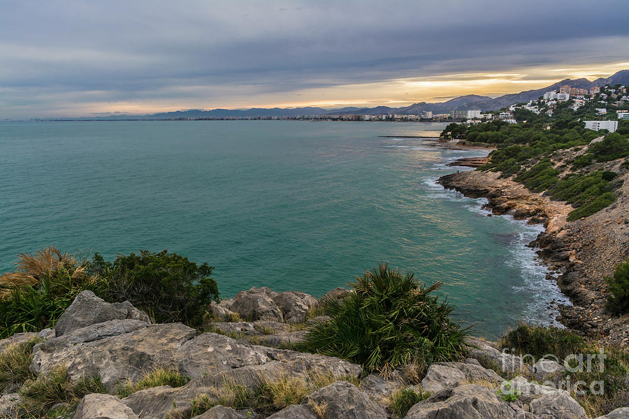 Benicassim coast from the hill Photograph by Vicente Sargues
