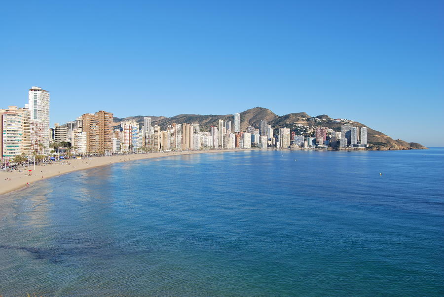 Benidorm Pyrography by Laura Romera | Fine Art America