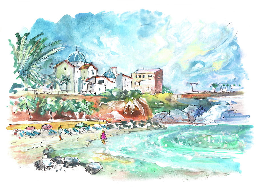 Benidorm Old Town 06 Painting by Miki De Goodaboom