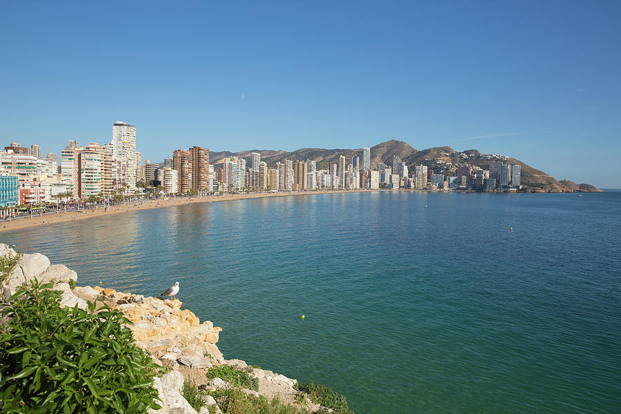 Benidorm Spain tourist destination on Spanish Costa Blanca