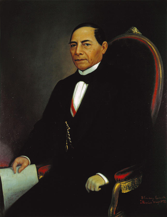 Benito Juarez Painting by Jose Escudero y Espronceda - Pixels