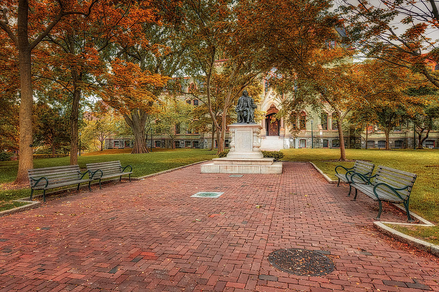 Benjamin  Franklin College Hall Photograph by Susan Candelario