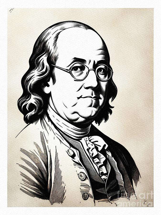 Benjamin Franklin, Polymath Painting by John Springfield - Fine Art America