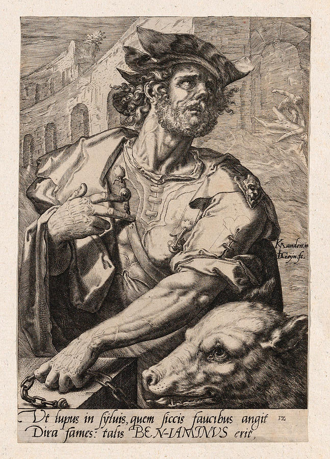 Benjamin Drawing by Jacques de Gheyn II