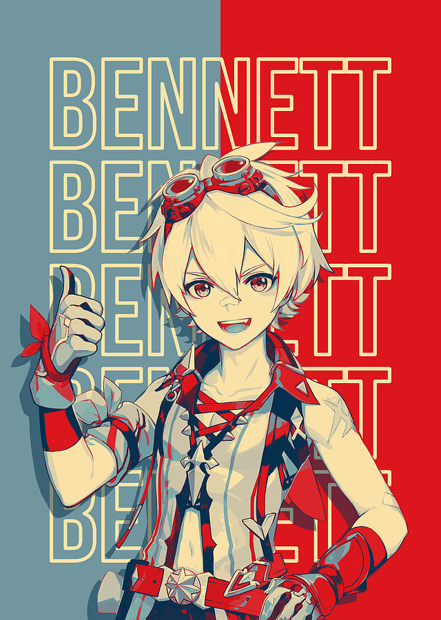 Bennet Genshin Impact Digital Art By Hanif Khoirul Amri Fine Art America 3836