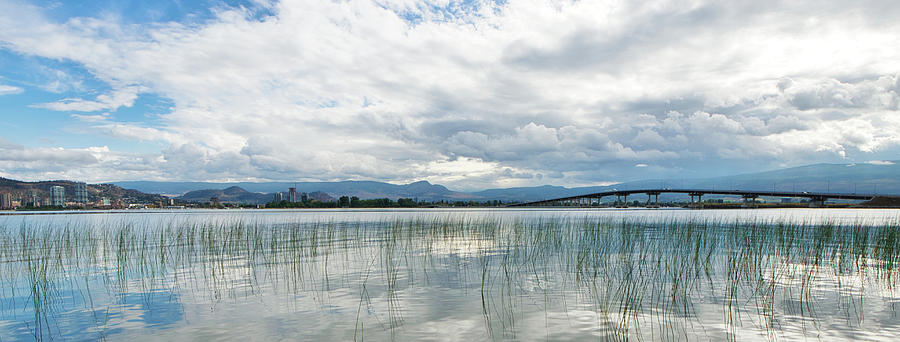 Bennett Bridge and City of Kelowna Panorama Photograph by Allan Van Gasbeck Bennett Bridge and City of Kelowna Panorama Photograph by Allan Van Gasbeck