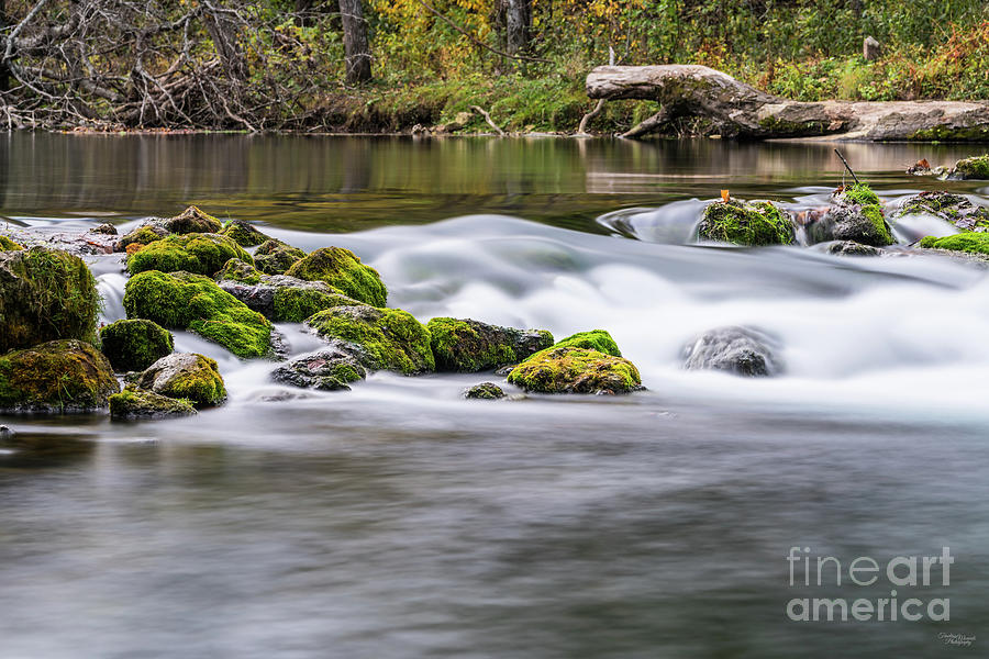 Bennett Spring Flowing Rapids Photograph by Jennifer White