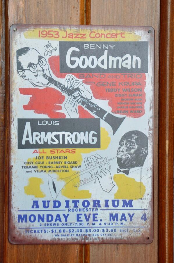 Benny Goodman And Louis Armstrong Photograph by John Hughes
