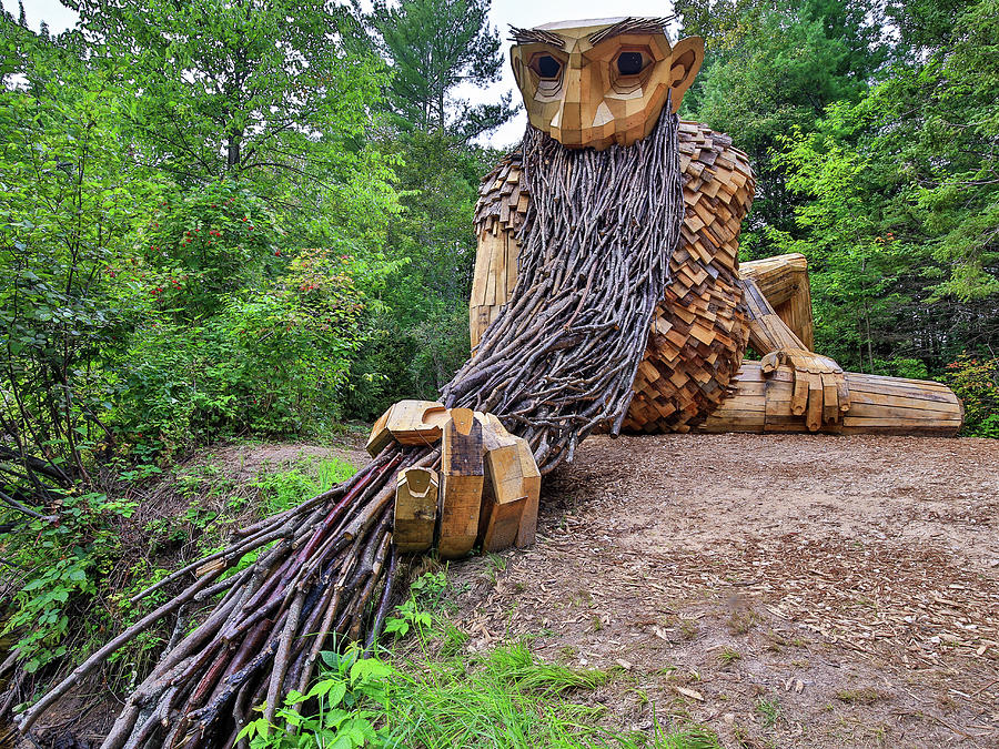 Benny the Beard Fisher Troll in Upper Peninsula Michigan 2 Photograph ...