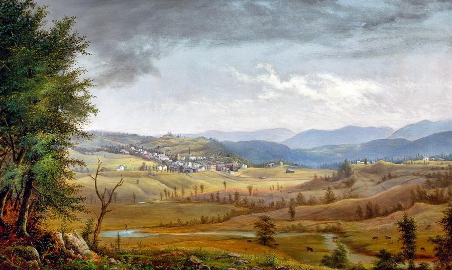 Mountain Painting - Benson, Rutland County, Vermont by James Hope