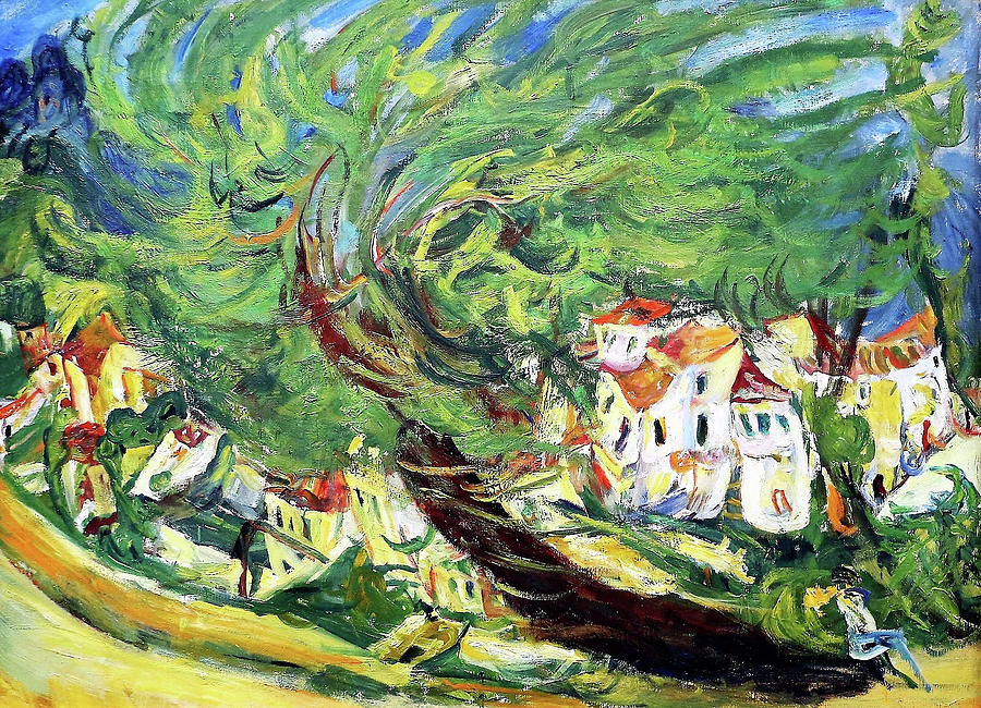 Architecture Painting - Bent Tree - Digital Remastered Edition by Chaim Soutine