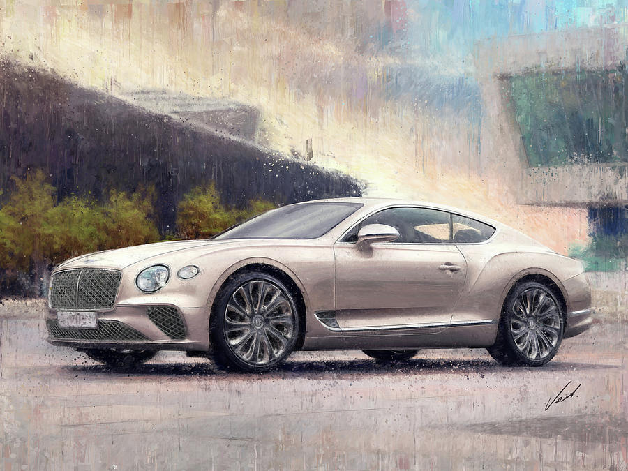 Bentley Continental GT Mulliner by Vart Painting by Vart