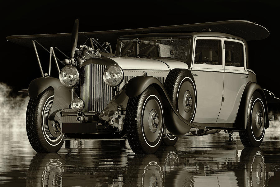 Bentley Stearman Model 75 from 1936 Digital Art by Jan Keteleer
