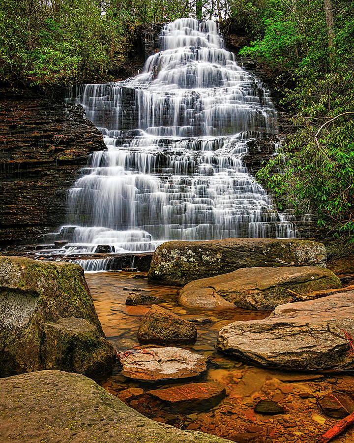 Benton Falls Photograph by Andy Crawford