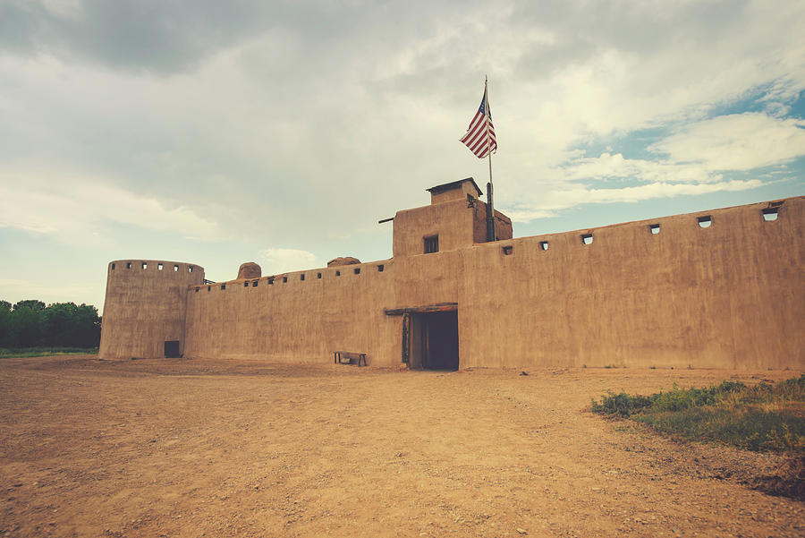 Bents Historic Fort Photograph by Ray Devlin