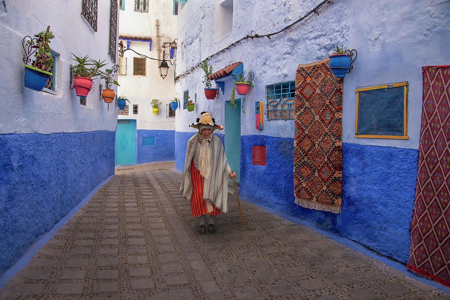 Berber Woman, Chefchaouen Morocco 2017 Photograph