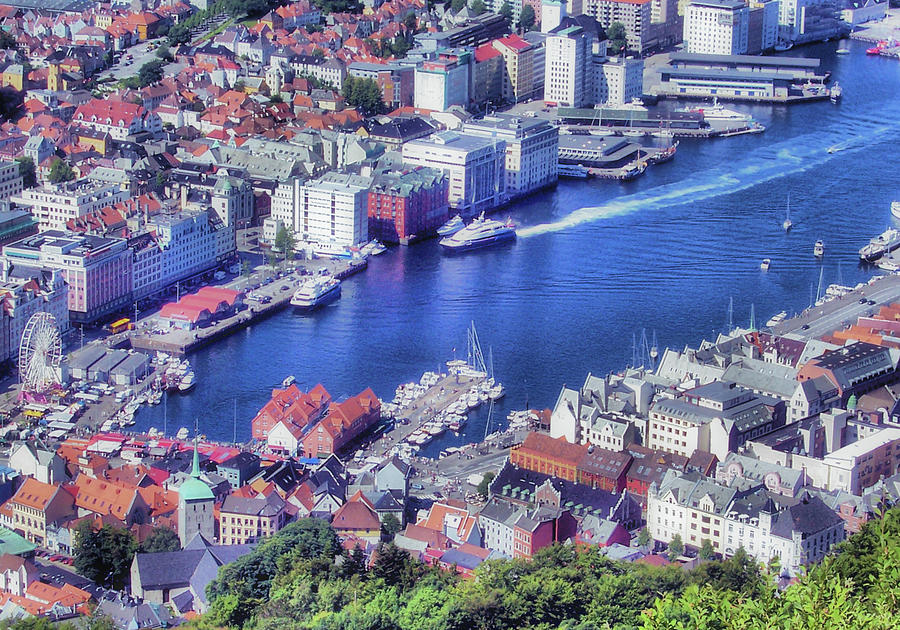 Bergen Norway Photograph by Debra Kewley