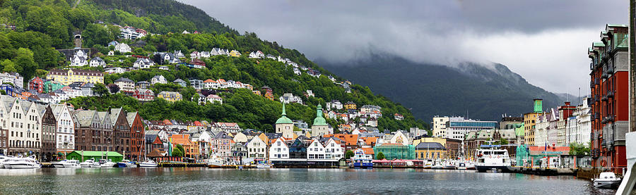 Bergen Norway Waterfront Photograph by Thomas Marchessault