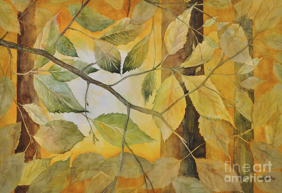 Tree Painting - Berkshire Woods  by Sally Tiska Rice