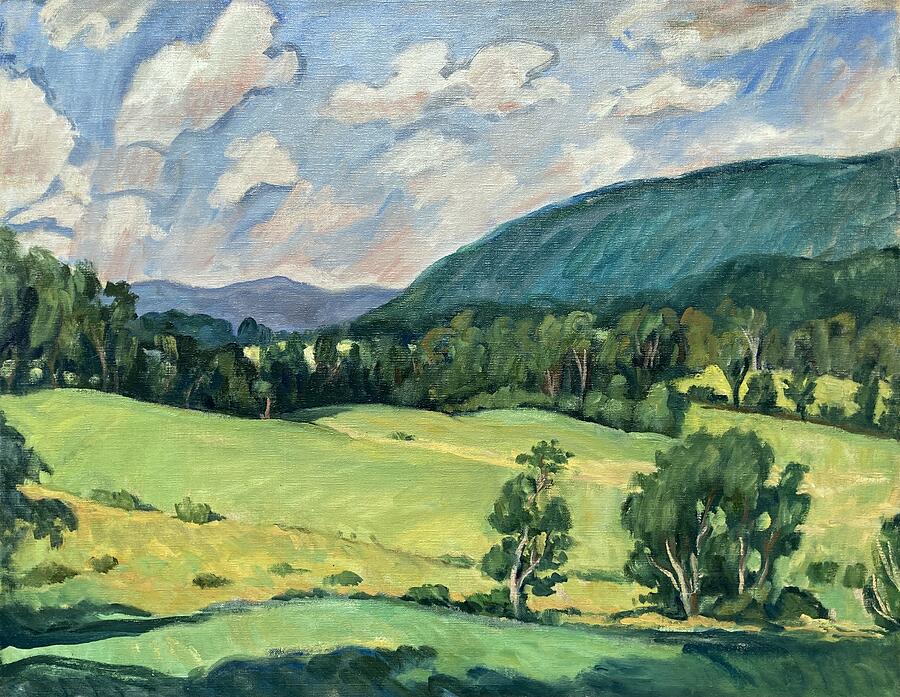 Summer Shapes/Berkshires Landscape Painting by Thor Wickstrom